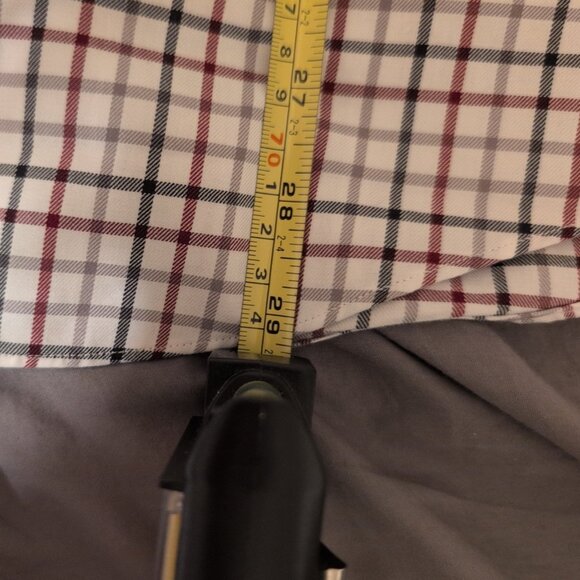 92.00 Brooks Brothers Non-Iron Cotton Check Dress Shirt L - Picture 6 of 6